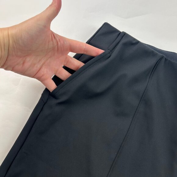 PETITE Old Navy Black Powersoft High Rise Wide Leg Pant LP - Picture 3 of 8